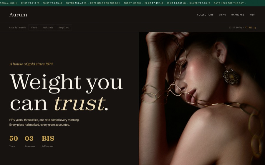 Jeweller, multi-branch preview