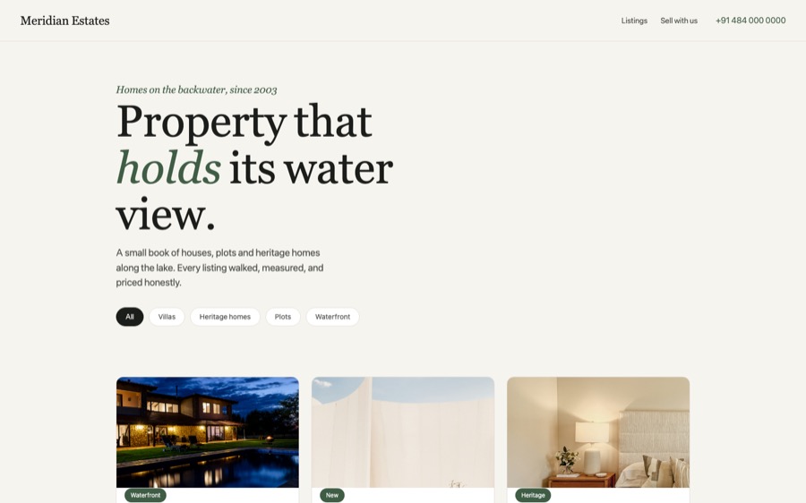 Real estate preview